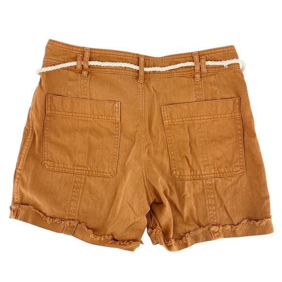 Anthropologie Burnt Orange Wilder Utility Shorts Boho Women’s Size 27 - Picture 5 of 8